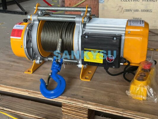 Tời điện siêu nhanh 500kg ( 30m/p ) chính hãng SANKYSU