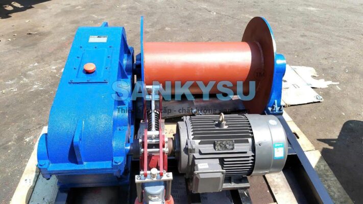 Tời kéo mặt đất SANKYSU JM2T ( 200M ) 2 Tấn