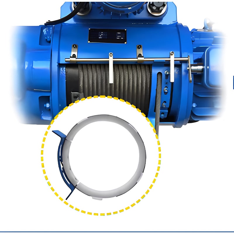 Hệ Thống Phanh Điện Từ Tiên Tiến Đảm Bảo An Toàn Của Pa Lăng Cáp Điện Chính Hãng SANKYSU