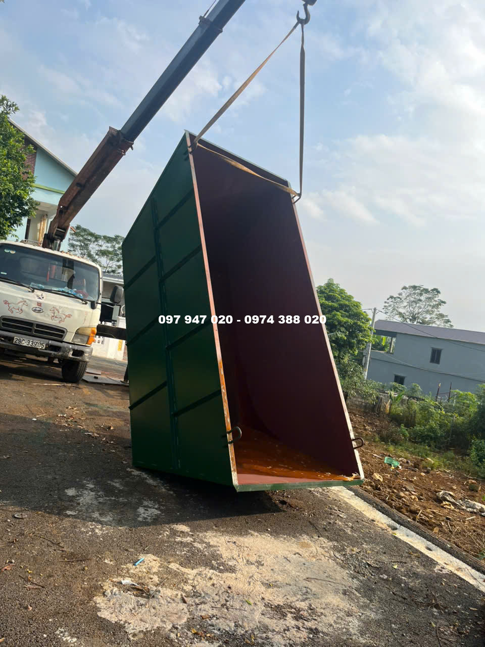 Máng trộn bê tông 5 khối Hà Nội