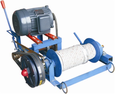 Máy tời kéo trong xây dựng