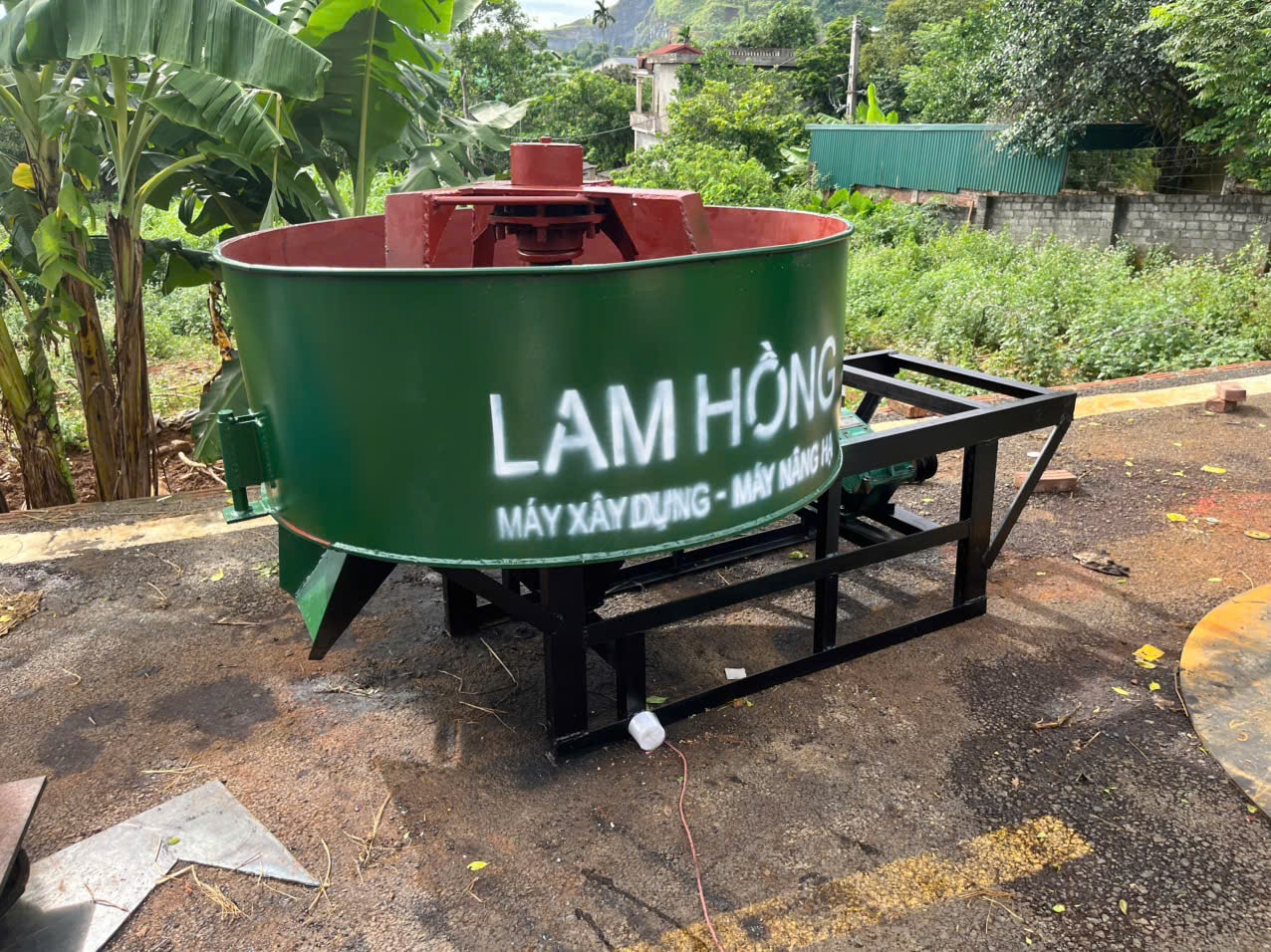 Máy Trộn Bê Tông Tại Chỗ 6 Bao 1 Khối