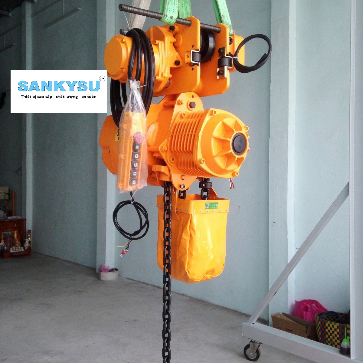 Pa lăng xích điện SANKYSU 5 tấn 