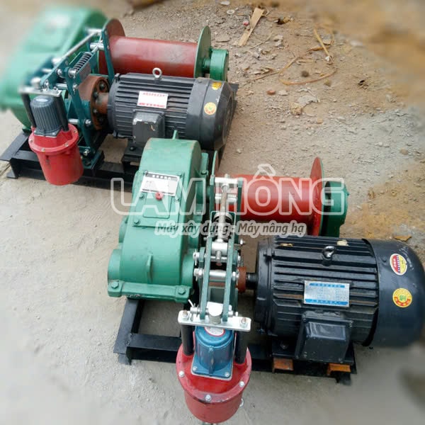 Tời kéo mặt đất SANKYSU JM15pro 15 tấn 180m 380V