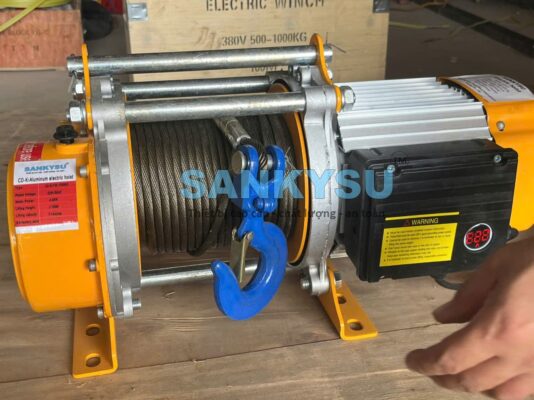 Tời điện siêu nhanh 500kg ( 30m/p) - chính hãng SANKYSU