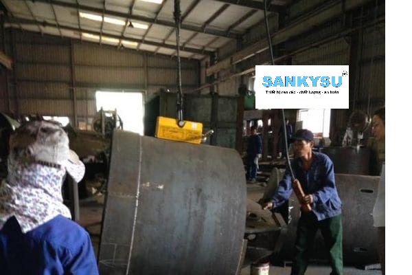 Nam Châm Tay Gạt SANKYSU PML-50 5 Tấn – Giải Pháp Nâng Thép Công Suất Lớn, An Toàn Tuyệt Đối